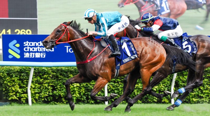 ROMANTIC WARRIOR se triplecorona en Hong Kong
