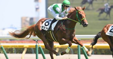 Primera victoria del semental FLIGHTLINE: Debut triunfal de DEMIAN en Tokio