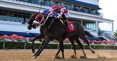 WINPLACEANDSHOW triunfa con determinación en el Azalea Stakes