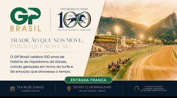 El Gran Premio de Brasil 26 celebra los 100 años del Hipódromo da Gávea