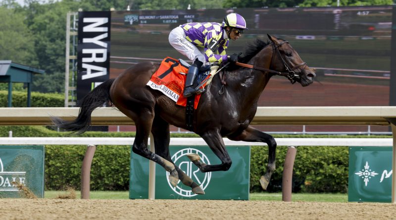 ENGLISHMAN galopa el Woody Stephens Stakes