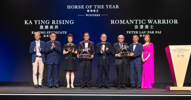 KA YING RISING y ROMANTIC WARRIOR comparten el Caballo del Año en Hong Kong