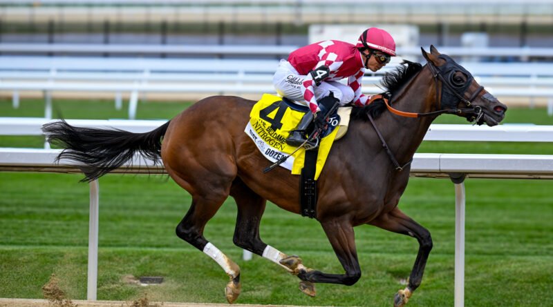 NITROGEN impone su clase en el Beldame y apunta a la Breeders’ Cup NITROGEN impone su clase en el Beldame y apunta a la Breeders’ Cup