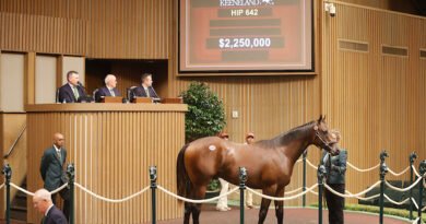 Las ventas de la subasta de septiembre de Keeneland siguen con fuerza en su tercer día