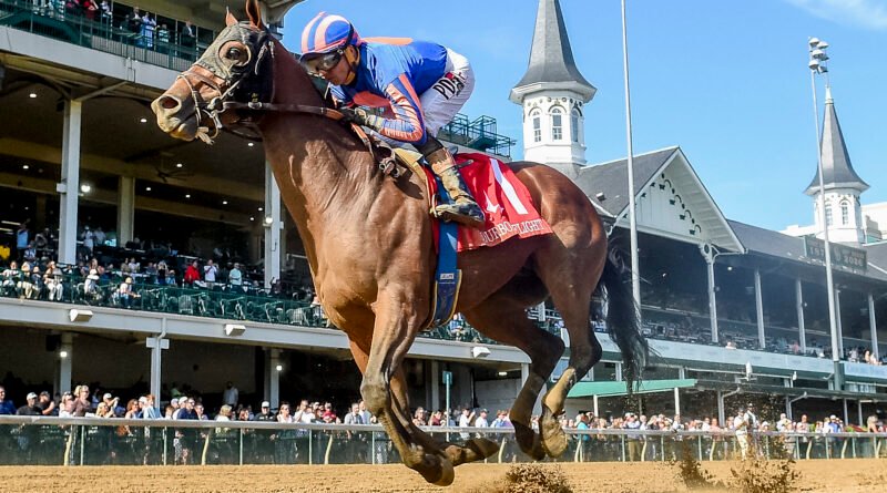 PLUTARCH reaparece en grande en el Bourbon Flight Stakes con Francisco Arrieta