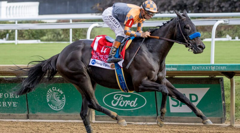 SPLEDORA gana de punta a punta el Locust Grove Stakes