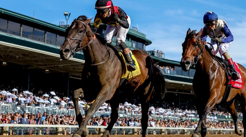 EVANESCENCE se impone en el Thoroughbred Club of America Stakes