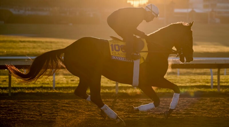 SOVEREIGNTY destaca en la jornada de ejercicios del Domingo en Keeneland