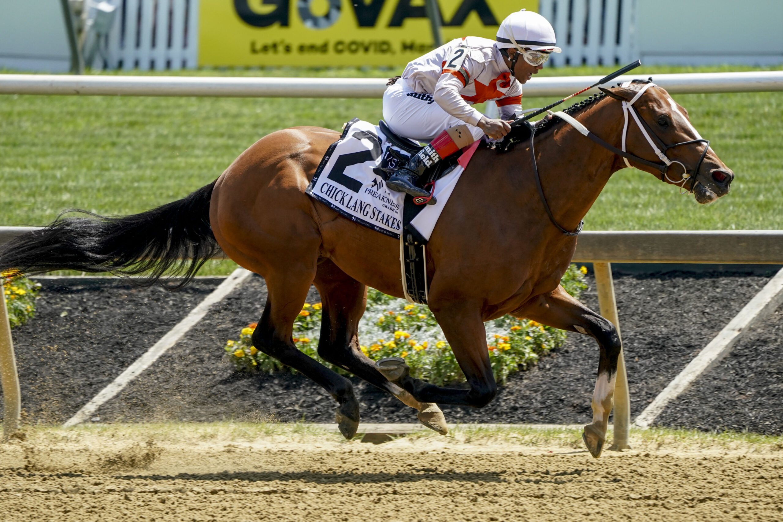 MIGHTY MISCHIEF lució cómodo en el Chick Lang Stakes