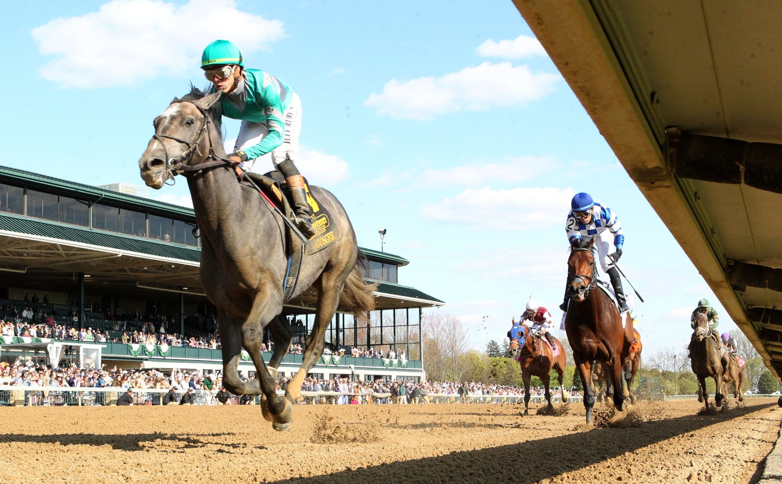 Jim Gosger espera que su tocayo la bote de jonrón en el Preakness
