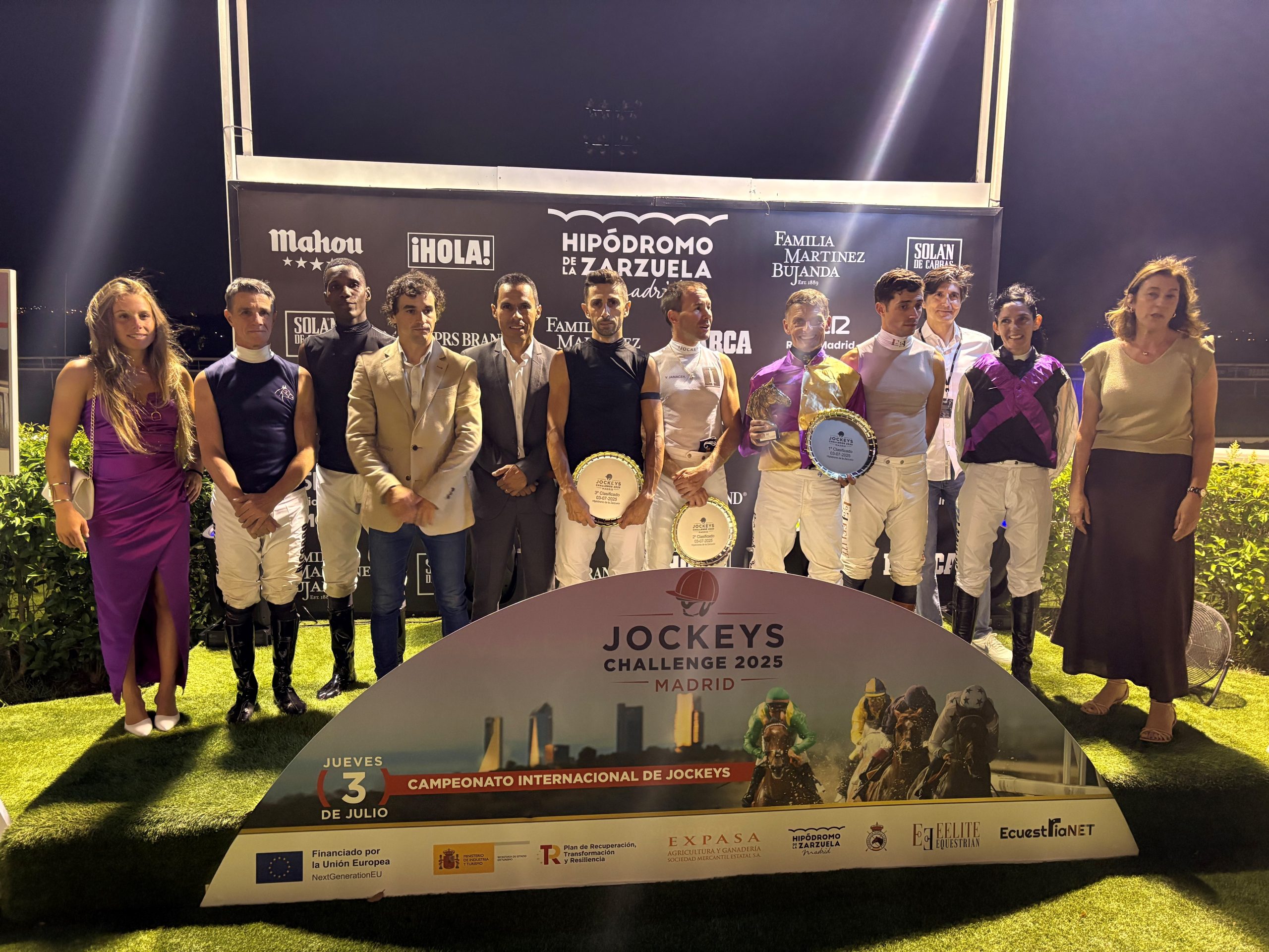PER-ANDER GRÅBERG, primer campeón del Jockeys Challenge de Madrid