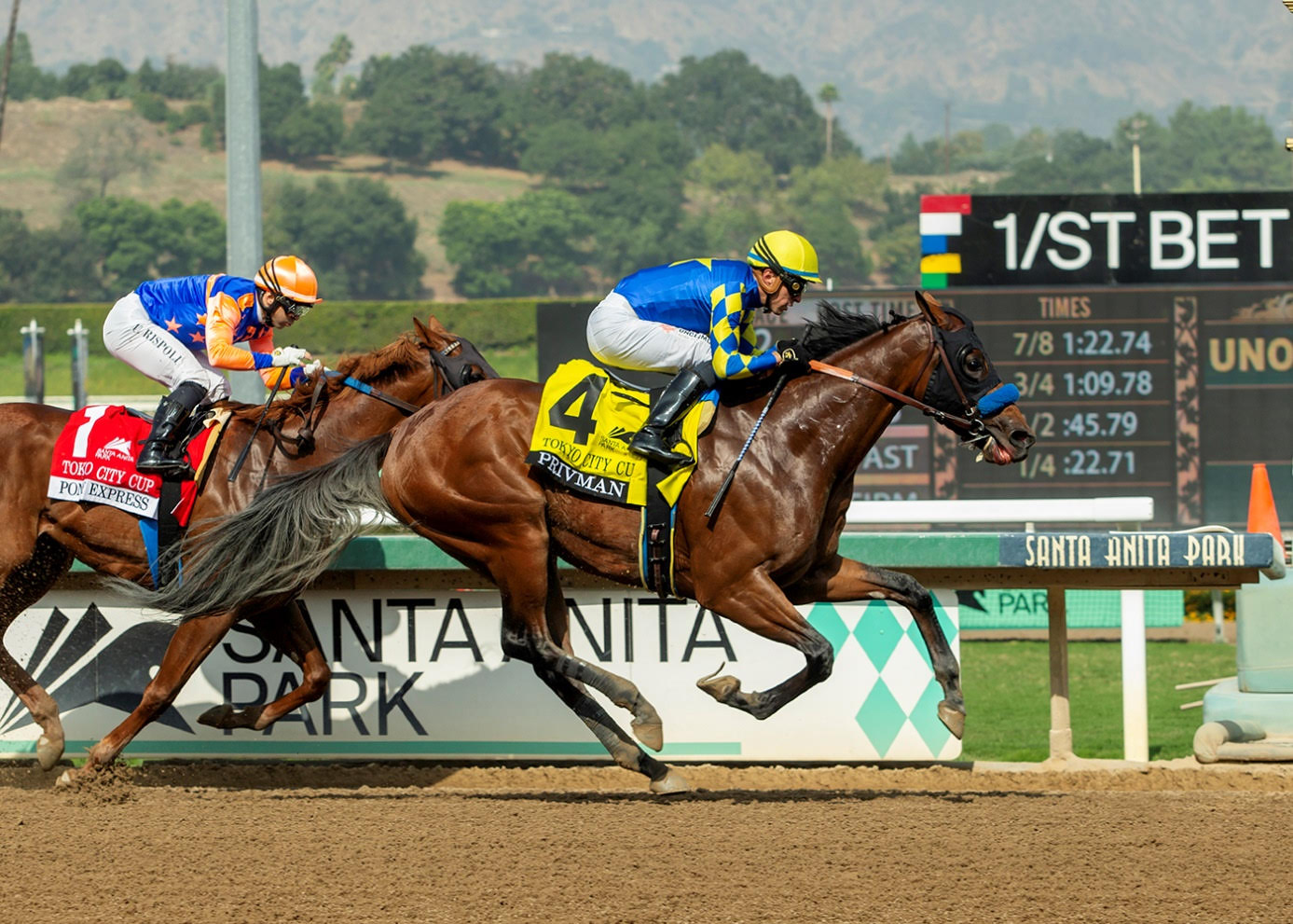 PRIVMAN remata con fuerza para ganar el la Tokyo City Cup