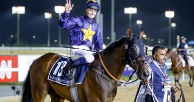 El ganador de Grado 1 DARK SAFFRON protagoniza la jornada inaugural del Dubai Carnival