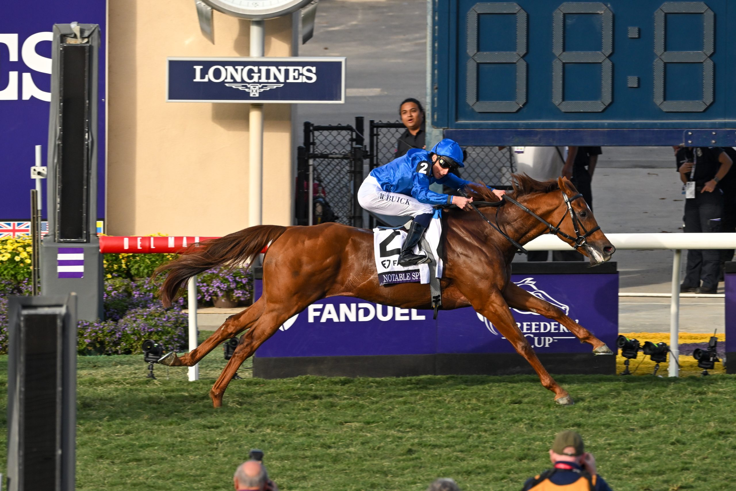 NOTABLE SPEECH fue el mejor en la Breeder´s Cup Mile