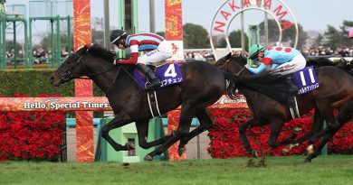LOVCEN se impone en el Hopeful Stakes de Nakayama