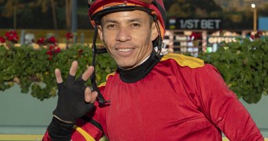Hat Trick perfecto para Jaramillo en Santa Anita Park Hat Trick perfecto para Jaramillo en Santa Anita Park