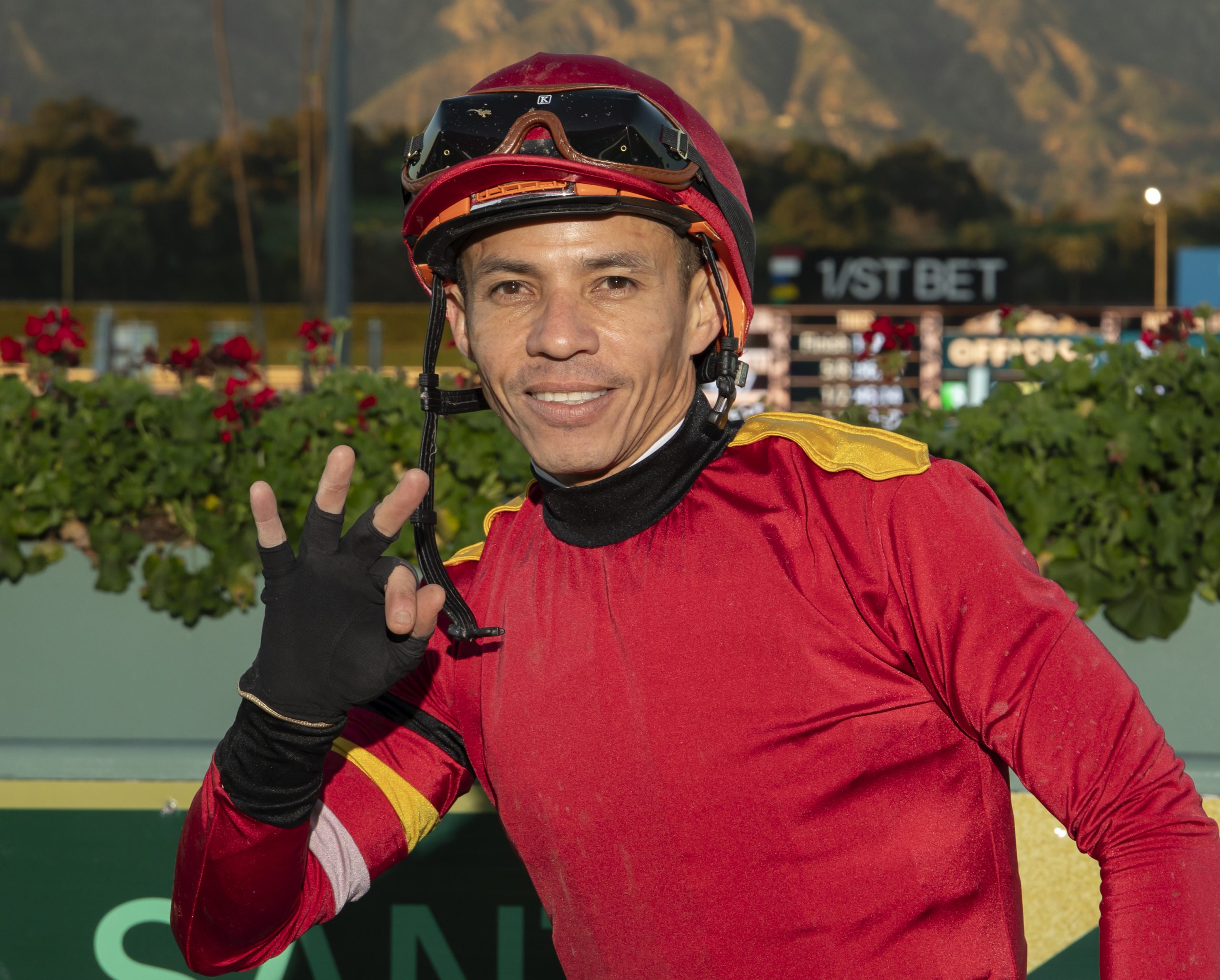 Hat Trick perfecto para Jaramillo en Santa Anita Park