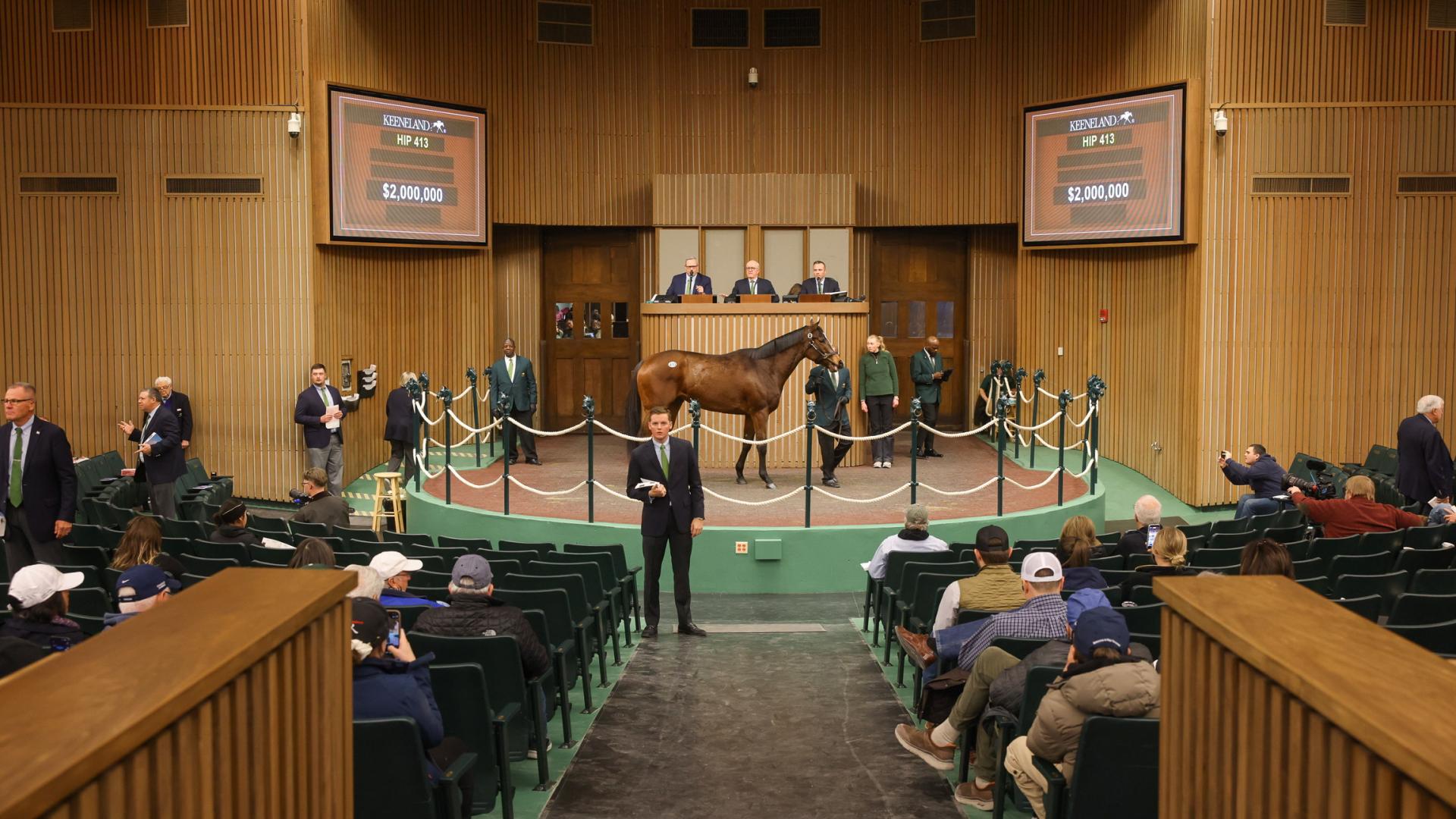Las ventas superan los $53 millones en la subasta de enero en Keeneland