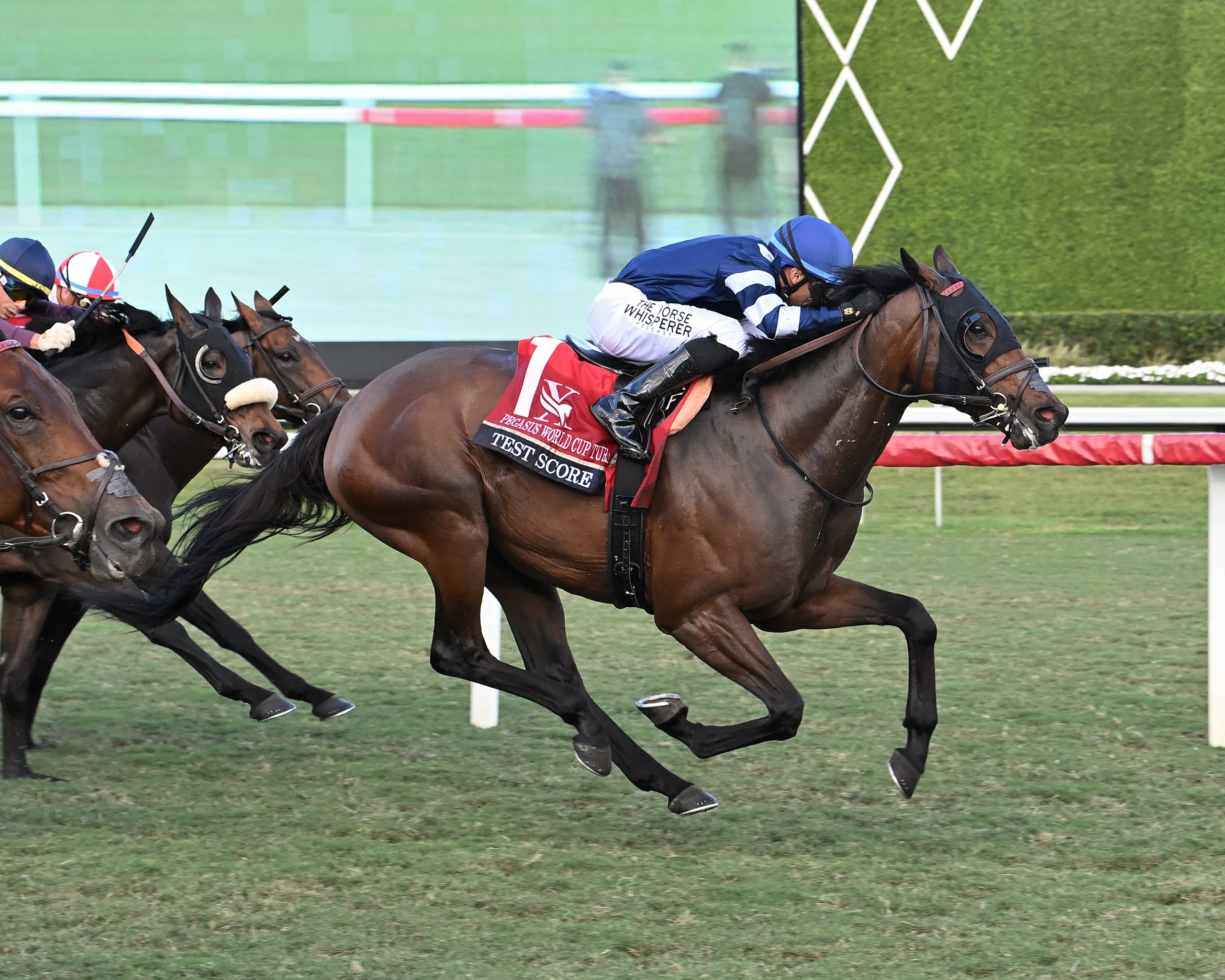 TEST SCORE resiste para ganar la Pegasus World Cup Turf