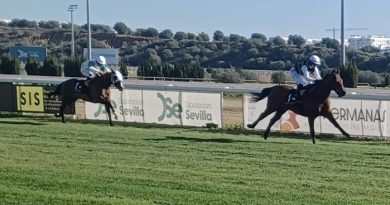 Triplete del entrenador Óscar Anaya en la primera jornada del año en el Gran Hipódromo de Andalucía Triplete del entrenador Óscar Anaya en la primera jornada del año en el Gran Hipódromo de Andalucía