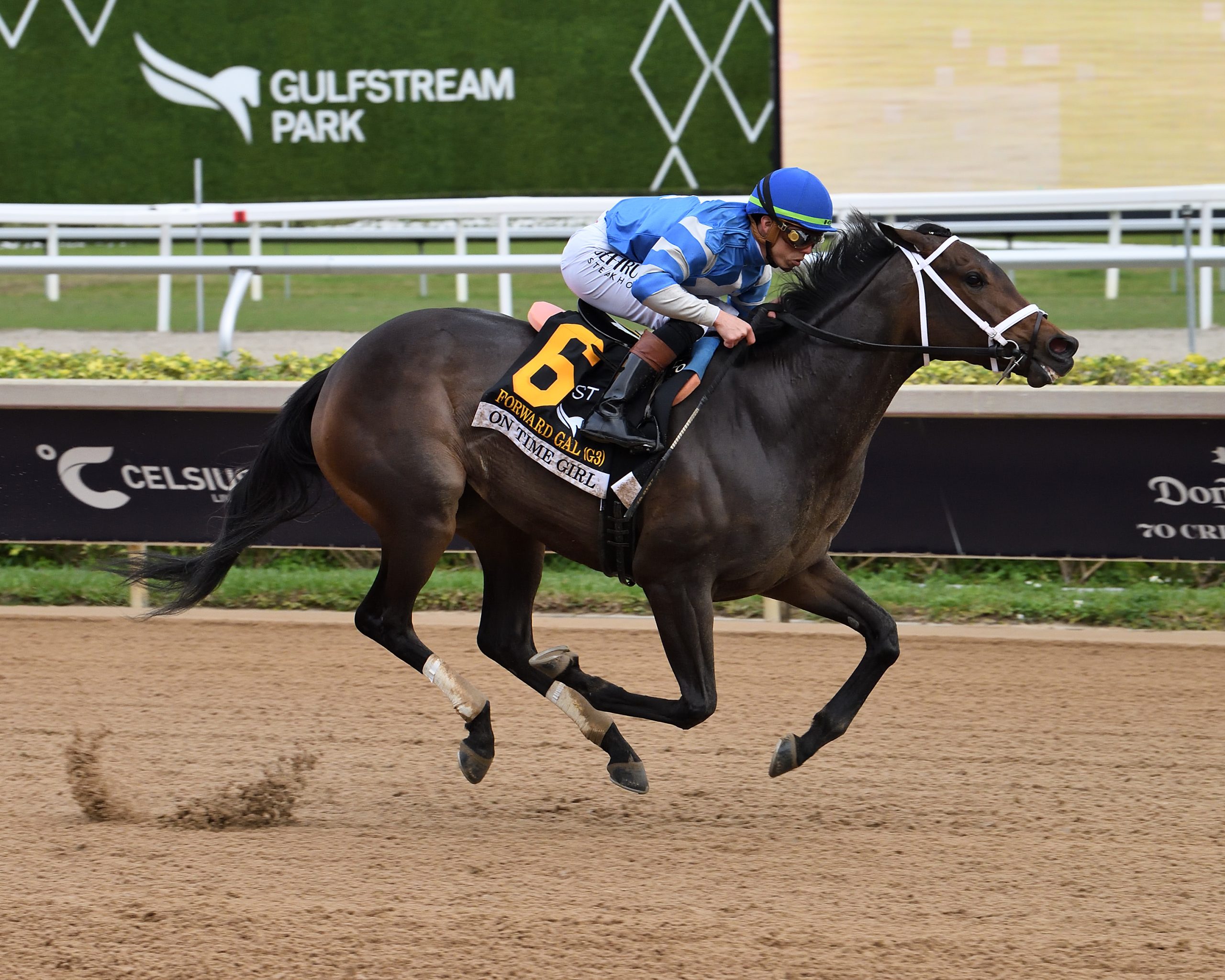 ON TIME GIRL se luce en el Forward Gal