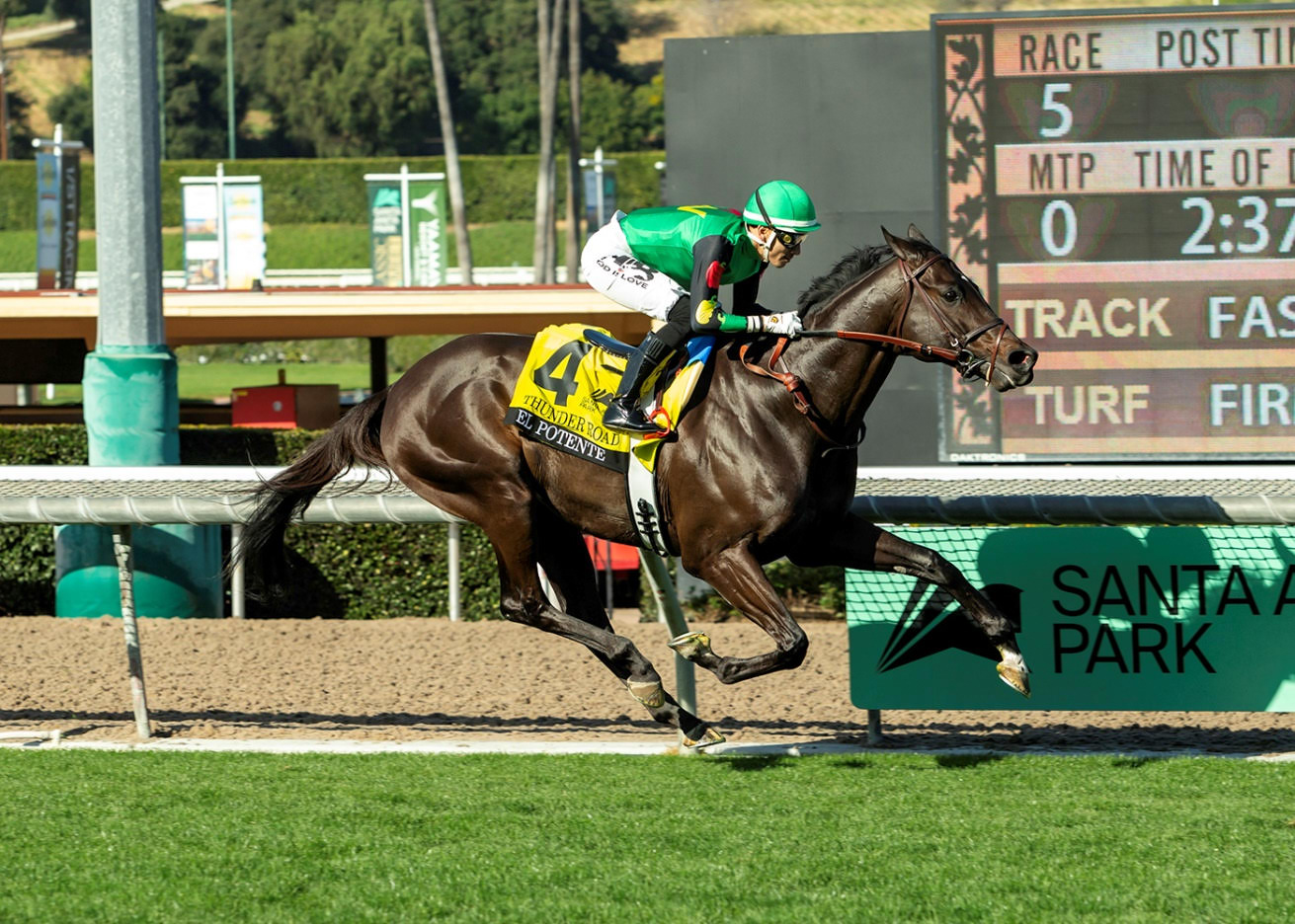 EL POTENTE repite en el Thunder Road Stakes