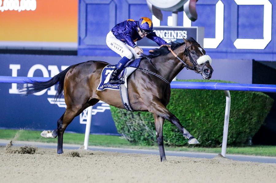 DARK SAFFRON brinda a Bin Harmash y Beasley un doblete consecutivo en el Dubai Golden Shaheen