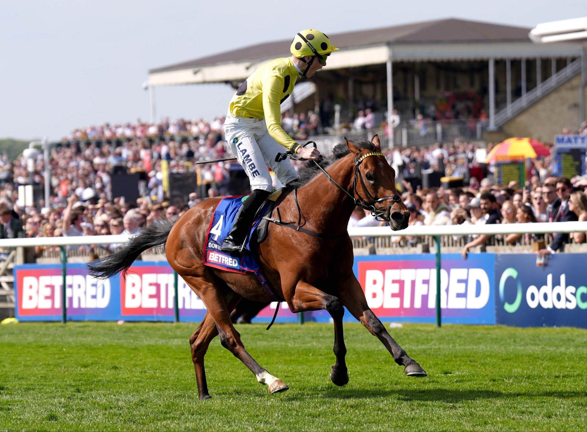 BOW ECHO derrota a los favoritos en las 2000 Guineas de Newmarket